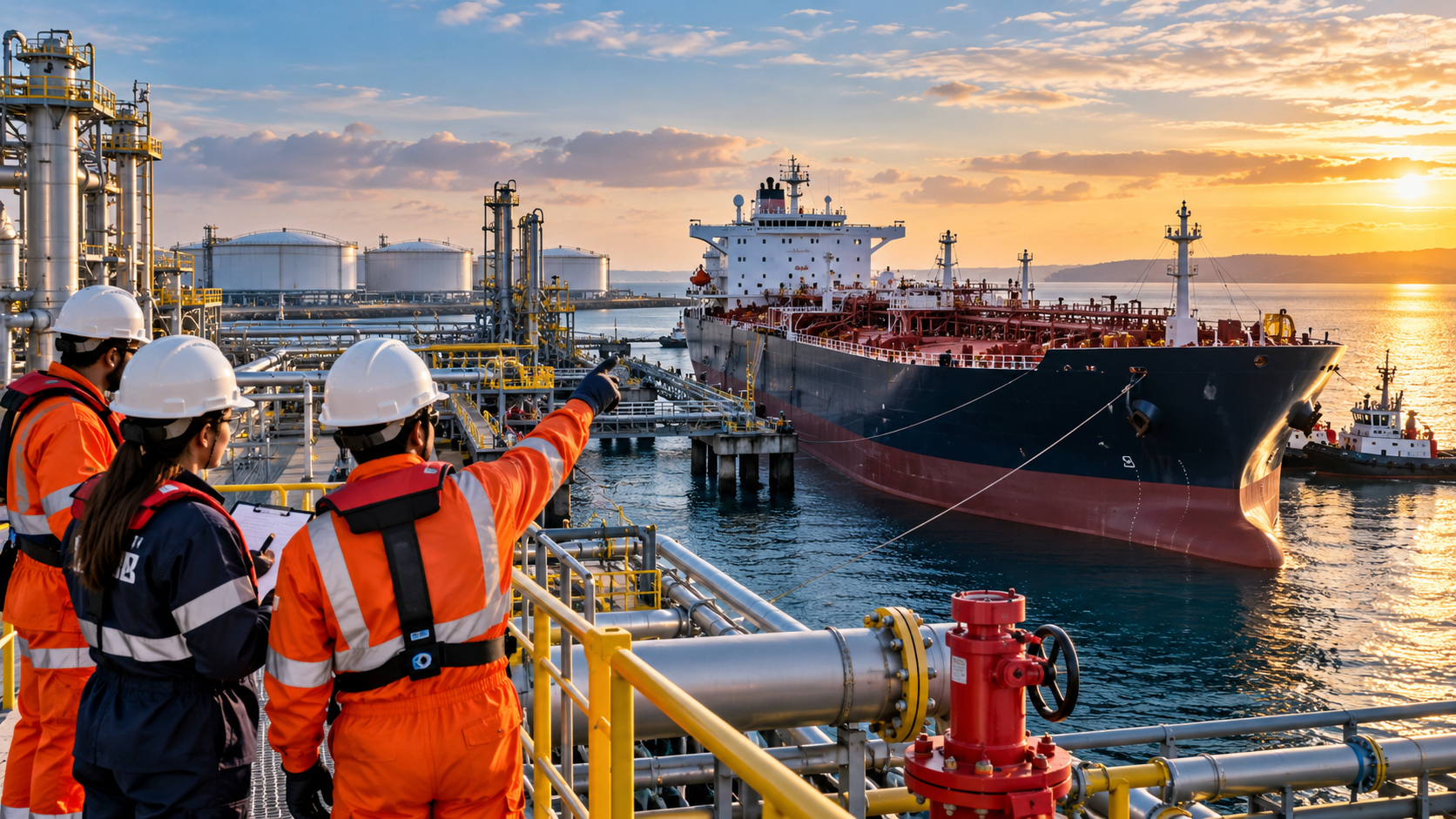 Marine terminal safety and ship-to-shore operations